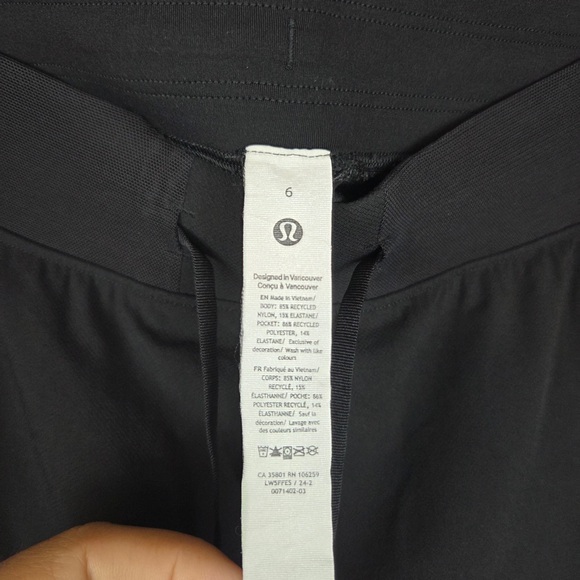 Lululemon Black License to Train High-Rise Pant Joggers Women’s Sz 6 - Picture 7 of 9